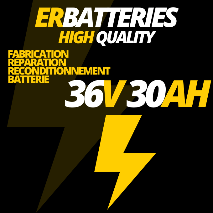 Reconditionnement batteries vélo électrique 36V 30Ah - ER Batteries